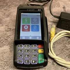 Dejavoo Z11 VEGA3000 Credit/Debt Card Terminal w/AC Power Supply & Network Cable