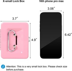 Elegant Pink Cash Box with Key Lock – Secure Metal Money Storage for All Ages