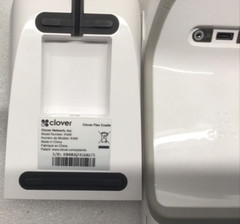Clover Flex LTE C401U Wireless Credit Card Processor With Charging Cradle.