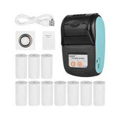 GOOJPRT 58mm Receipt BT Thermal Printer POS+10Roll Paper for Android IOS Windows