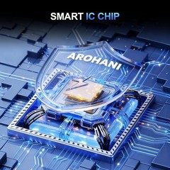 AROHANI 0724 Money Counter Value Count for USD and EUR, UV MG IR Counterfeit Det