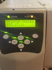 Zebra S4M Direct Thermal Barcode Label Printer LAN Serial USB Tested
