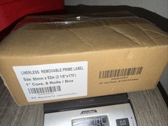 Moqra Sticky Thermal Receipt Paper Rolls (80mm) 3 1/8″ x 170′ 6 Rolls