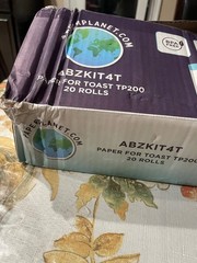 ABZKIT4T PAPER FOR TOAST TP200 20 ROLLS brand new still in original box