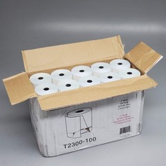 MAX-PRIME (100 Rolls) POS Thermal Printer Rolls 2-Ply 3″x100′ T2300-100