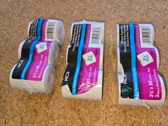 3 NCR Thermal Electronic Calculator Rolls 2 1/4in. x 85ft. White Pack of 3 Paper