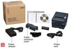 Epson TM-T88V Thermal POS Receipt Printer w/ Power Adapter Cord Cover CD