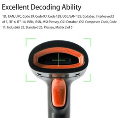 1D Barcode 2.4G + + USB Wired Connection CCD for Paper W1C0