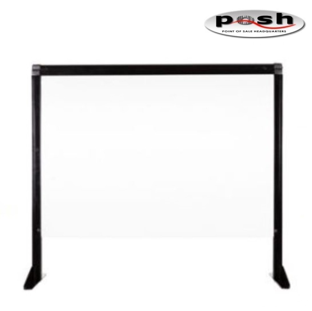 NEW – APG HSW32902 Countertop Single Screen – 83cm x 74 cm, Clear.