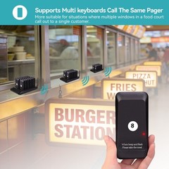 Retekess TD157 Restaurant Pager System Calling Queuing 16 Buzzers Hotel Clinic
