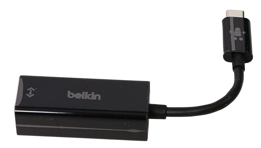 Belkin USB-C to Gigabit Ethernet Adapter (New)
