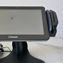 Toast Point Of Sale Terminal with Credit Card Reader & ELO ESY10i1 Touch Monitor