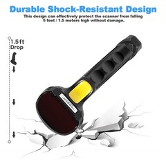 Wireless USB Quick Laser Barcode Scanner Reader for Library Warehouse