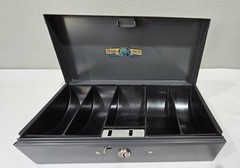 Vintage Gray Metal Steelmaster Bond/Cash/Office Box No Key Art Steel Co. NY