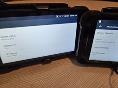 (2) Point Mobile PM80 Rugged Android Handheld Mobile Computer Barcode Scanner