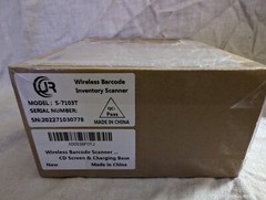 JRHC Inventory Scanner Wireless, 2D Barcode Scanner with Charging Base S-7103T