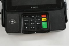 Ingenico ISC Touch 480 POS Credit Card Terminal Chip Reader Signature Lot 9 FPO