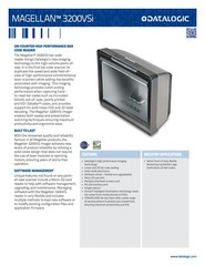 Datalogic Magellan 3200VSi Hands Free 2D Area Imager Desktop USB Barcode Scanner