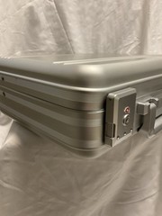 Aluminum Briefcase 14.5X10.6X4.5 Inch Metal Toolbox Cash Case READ Description