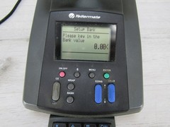 Tellermate Vintage TY Money Note Coin Cash Counter with Keyboard Powers On