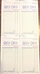 4 Pack G3616 Guest Checks Book Waitress Pad 15 Line 100 Page Booklet NEW Paper