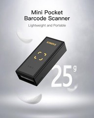 Inateck Mini 1D 2D QR Barcode Scanner Bluetooth Laser Wireless 2.4GHz W/ APP SDK