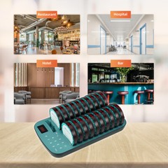 Retekess TD167F FM Restaurant Paging System Guest Queuing 20 Buzzers Food Truck