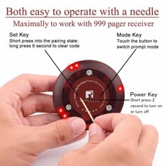 10 Buzzer for Retekess T119 Restaurant Pager System Queuing Cafe Food Truck Club