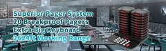 AGJ Restaurant Pager System Wireless Calling System 20 Pagers Beeper Buzzer Gues