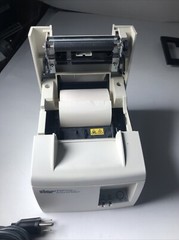STAR TSP100 FUTURE PRNT THERMAL RECEIPT PRINTER W/POWER CORD & PAPER