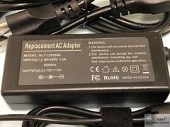 12V DC 5A MOTOROLA SYMBOL PSION CRADLE COMPATIBLE AC POWER ADAPTER 90-DEG CONN