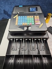 Perfiware Cash Register Drawer Digital Computer Scanner Key Lock Point Of Sales
