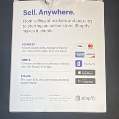 Shopify Chip & Swipe Reader Wireless Credit Card Reader S1701 for iPhone/Android