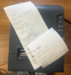Epson TM-T88V M244A USB / Serial Thermal POS Receipt Printer w/ Power Supply