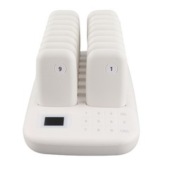 Wireless Calling System 16 Pagers 546yd Transmission 2 Working Modes Touch MIDX