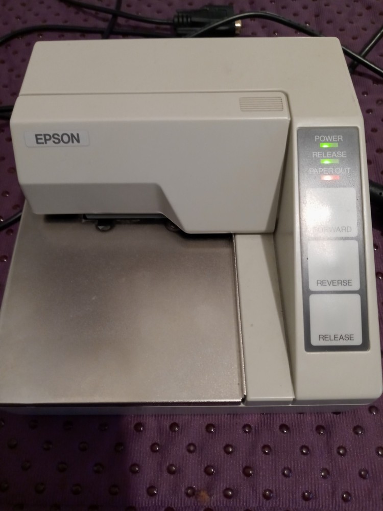 Epson TM-U295 Slip Printer with power and printer cords