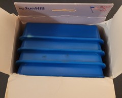 Vtg 1990 “Set of 4 Coin Sorters” by Sun Hill Made in USA w/Original Box