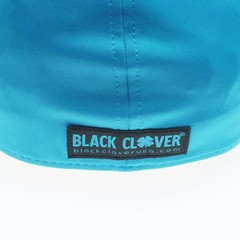 Black Clover Premium Flex Cap Large-X-Large Azure Blue Hat/3d Black Clover