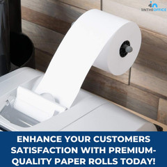 Cash Register and Point of Service Printer Paper 3 Inch X 128 Foot, 10 Rolls