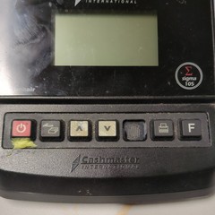 Cashmaster International Sigma 105 Cash Counting Scale w/ Battery no charger