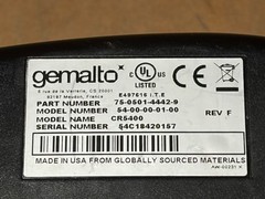Raptor Duplex Thales Gemalto CR5400 54-00-00-01-00 ID Scanner 75-0501-4442-9