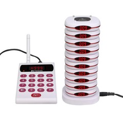 Retekess TD161 Wireless Paging Querying System 10 Buzzers Food Truck Clinics Bar