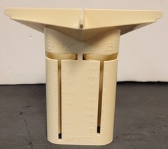 MMF™ Industries Coin Tender Sorter Counter Beige USA Made 4 Tubes