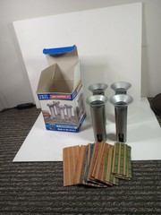 Coin Counting Kit 4 Gray Tubes & Box