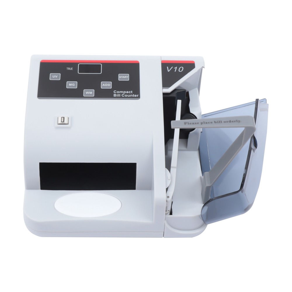 Portable Money Counter with UV/MG/WM Counterfeit Detection 600pcs/min Bill Count