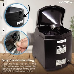 Nadex 36SE Coin Sorter