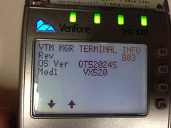 Verifone VX520 Credit Card Terminal – Fully Functional – No Power Supply
