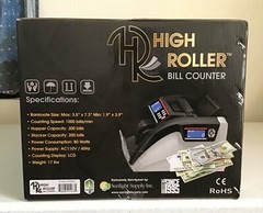 High Roller Bill Counter 700012 80W 110V~60Hz W/Accessory/Counter Display – NEW