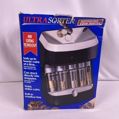 UltraSorter Motorized Coin Sorter Bank Mag-Nif Item 4875 Box Instructions
