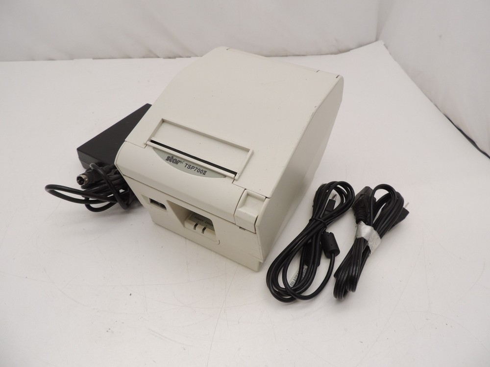 Star Micronics TSP743IIU TSP700II POS Thermal USB Receipt Printer White